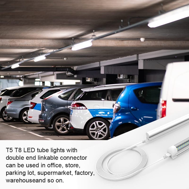 SHOPLED (4-Pack) 4FT T5 T8 LED Shop Light Fixture Connecting Cords, Double-Ended Connector Cable for LED Tube Lights, 4-Pack - Image 2